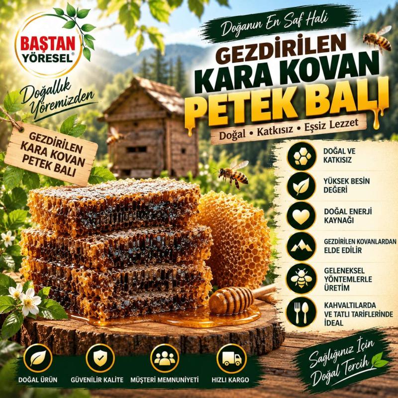 Kara Kovan Dalak (gezdirilen) Petek 1000gr
