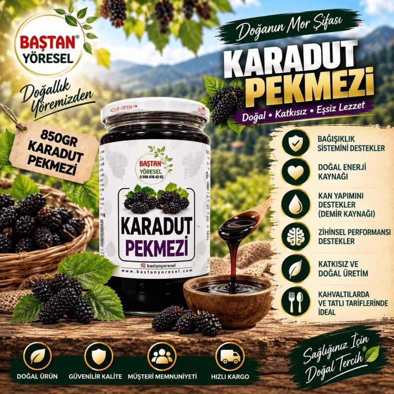 Karadut Pekmezi 850gr