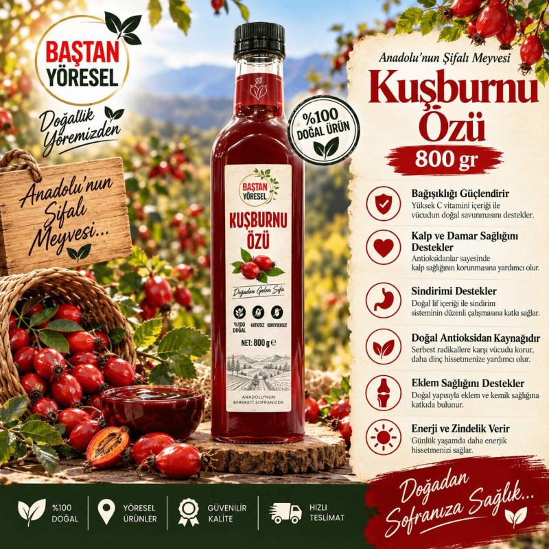 Kuşburnu Özü 800gr