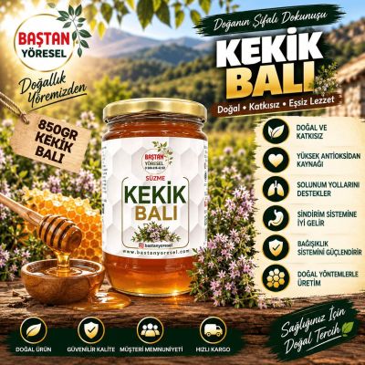 Bozdağ Süzme Kekik Balı 850gr