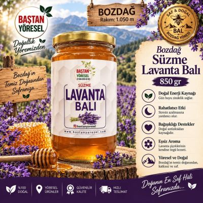 Bozdağ Süzme Lavanta Balı 850gr