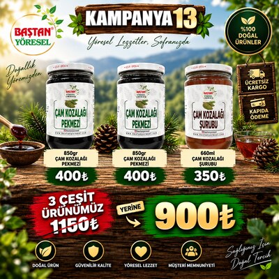 Kampanya 13 - Çam Kozalağı Pekmezi ve Şurubu Paketi